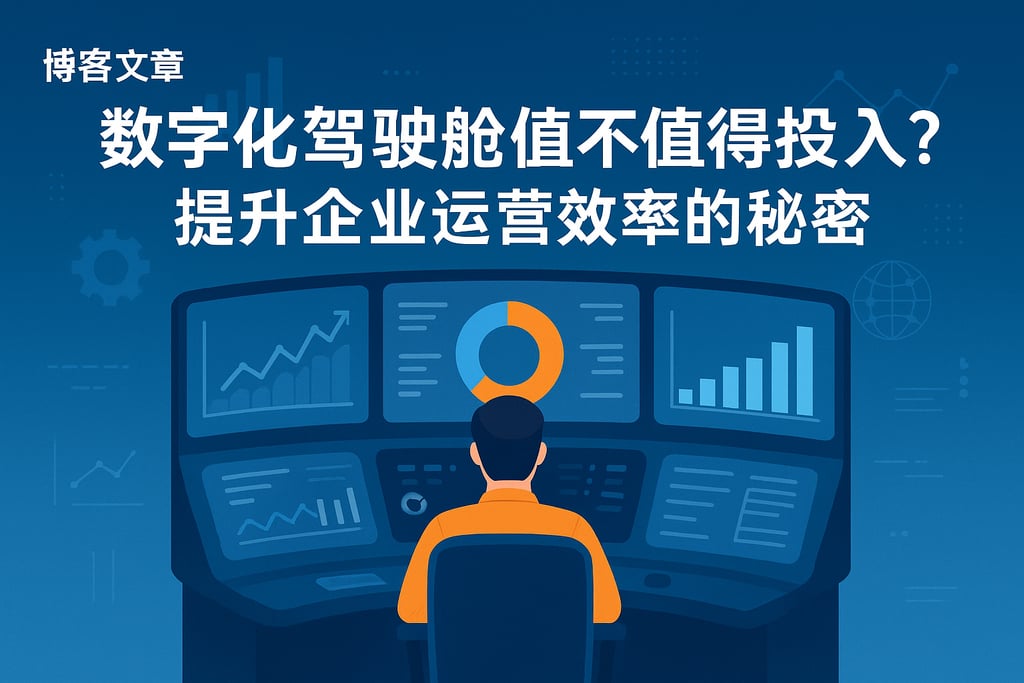 数字化驾驶舱值不值得投入？提升企业运营效率的秘密