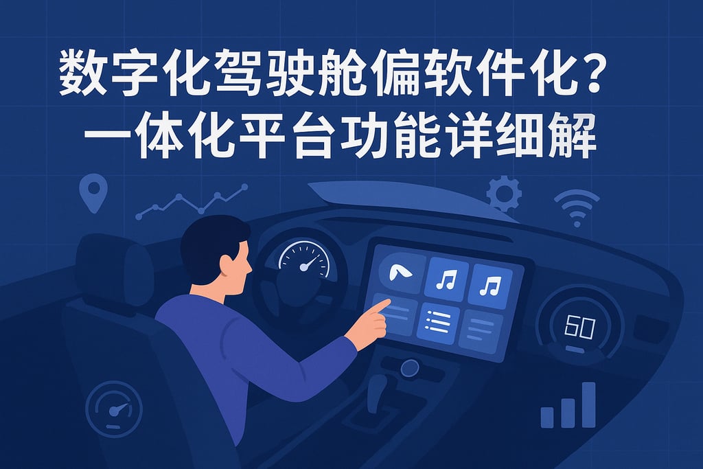 数字化驾驶舱偏软件吗？一体化平台功能详细解析