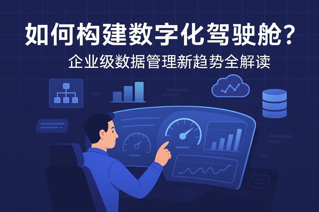 数字化驾驶舱如何构建？企业级数据管理新趋势全解读