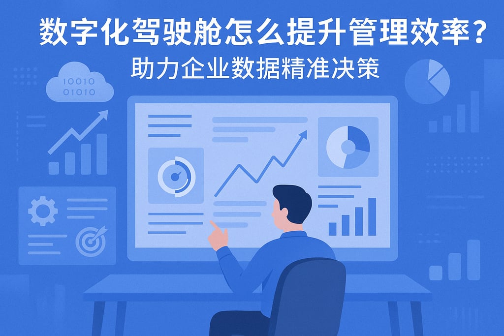 数字化驾驶舱怎么提升管理效率？助力企业数据精准决策