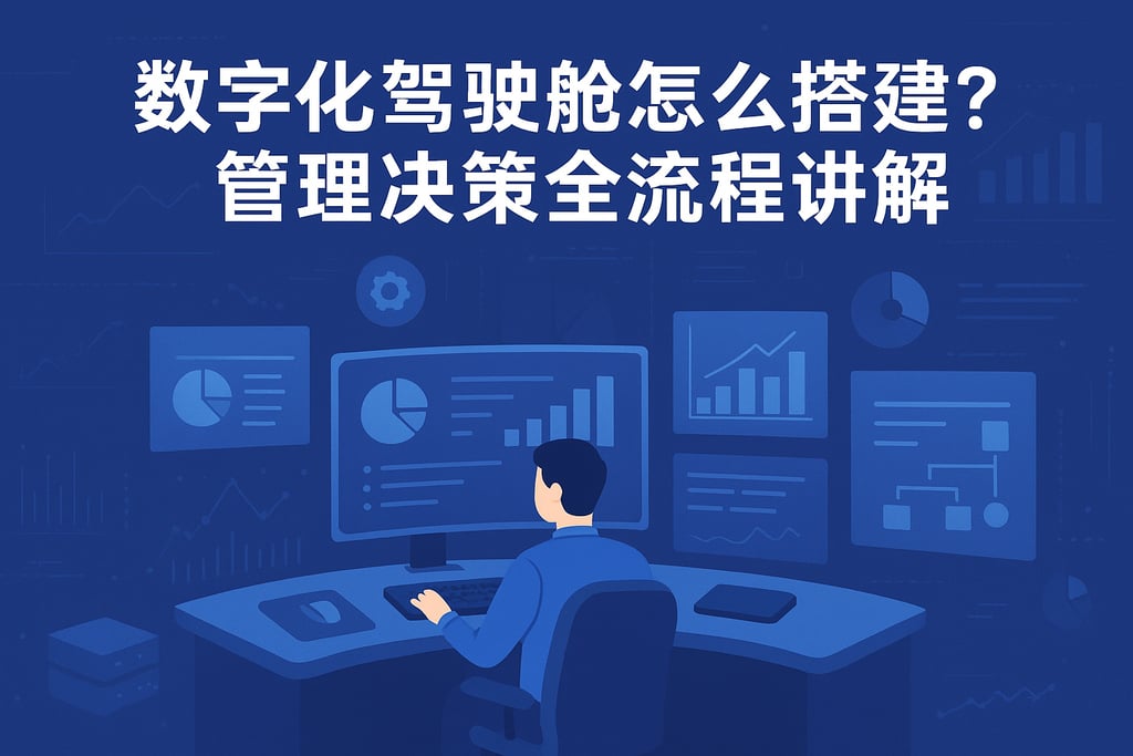 数字化驾驶舱怎么搭建？管理决策全流程讲解