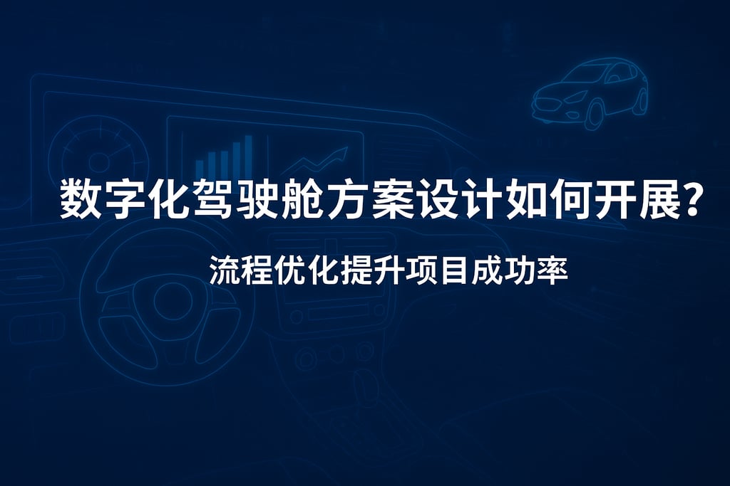 数字化驾驶舱方案设计如何开展？流程优化提升项目成功率