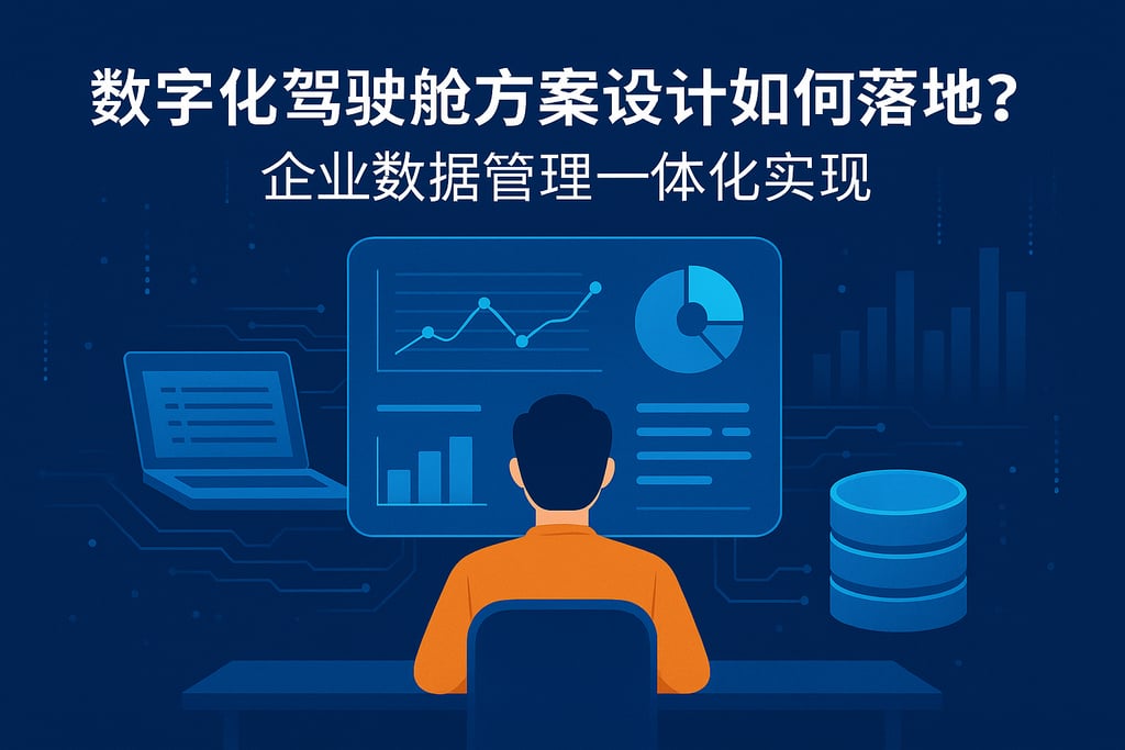 数字化驾驶舱方案设计如何落地？企业数据管理一体化实现