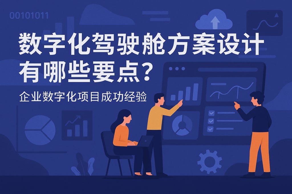 数字化驾驶舱方案设计有哪些要点？企业数字化项目成功经验