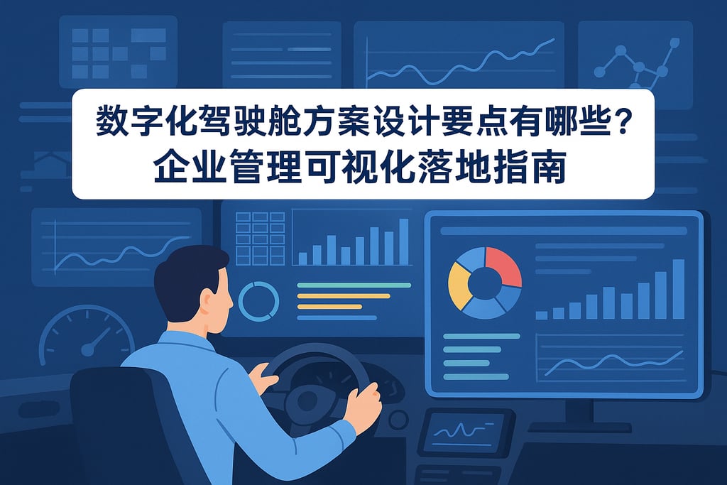 数字化驾驶舱方案设计要点有哪些？企业管理可视化落地指南