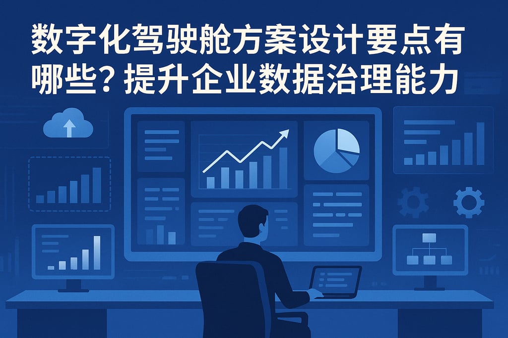 数字化驾驶舱方案设计要点有哪些？提升企业数据治理能力