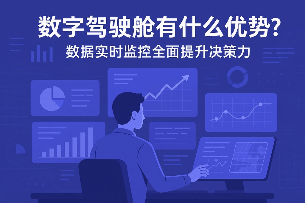 数字化驾驶舱有什么优势？数据实时监控全面提升决策力