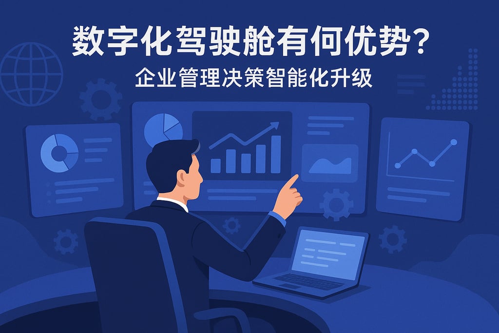 数字化驾驶舱有何优势？企业管理决策智能化升级