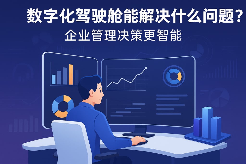 数字化驾驶舱能解决什么问题？企业管理决策更智能