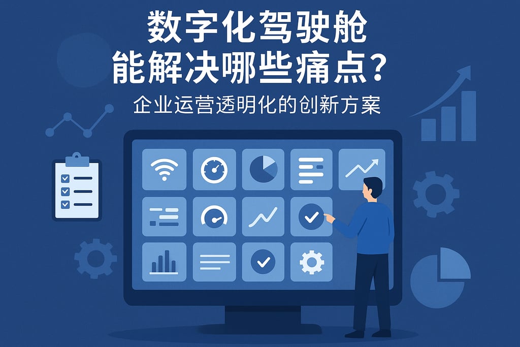 数字化驾驶舱能解决哪些痛点？企业运营透明化的创新方案