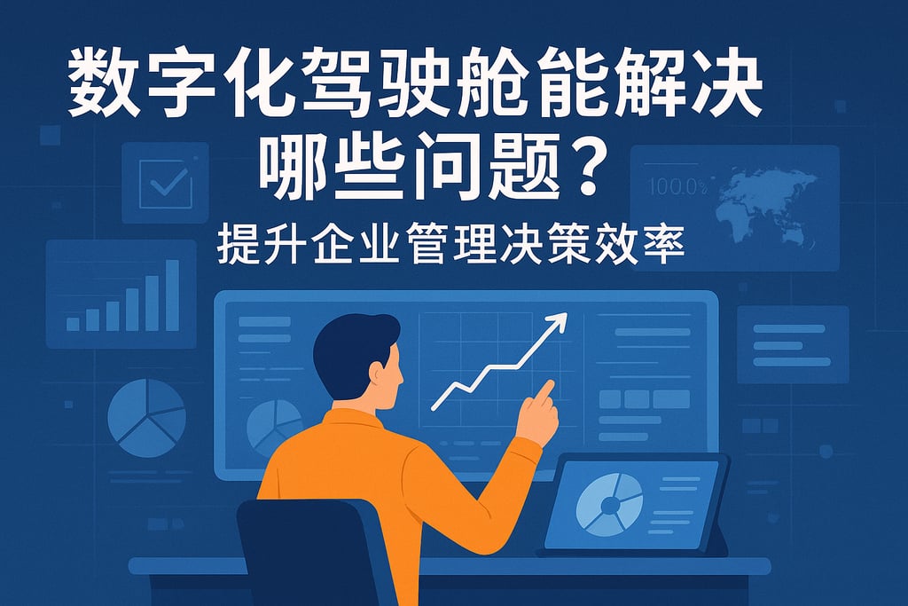 数字化驾驶舱能解决哪些问题？提升企业管理决策效率