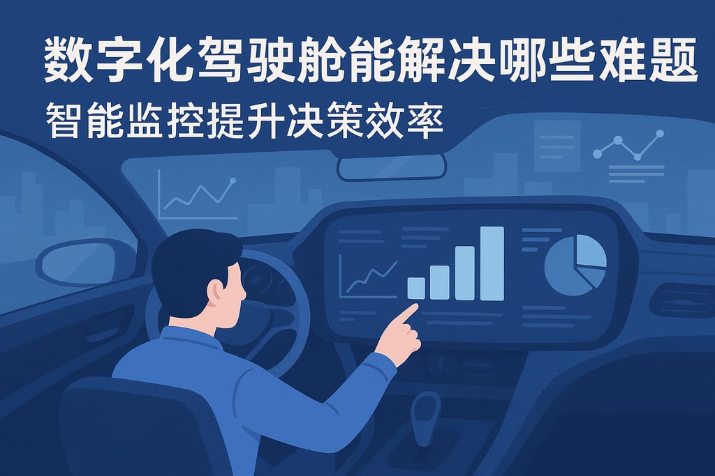 数字化驾驶舱能解决哪些难题？智能监控提升决策效率