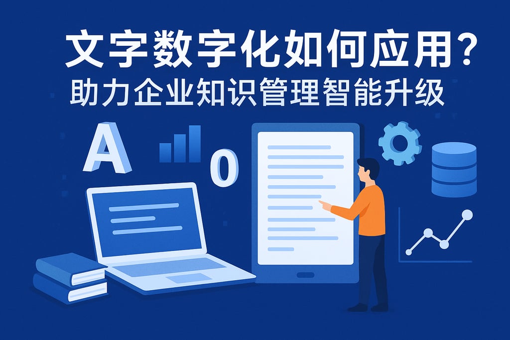 文字数字化如何应用？助力企业知识管理智能升级