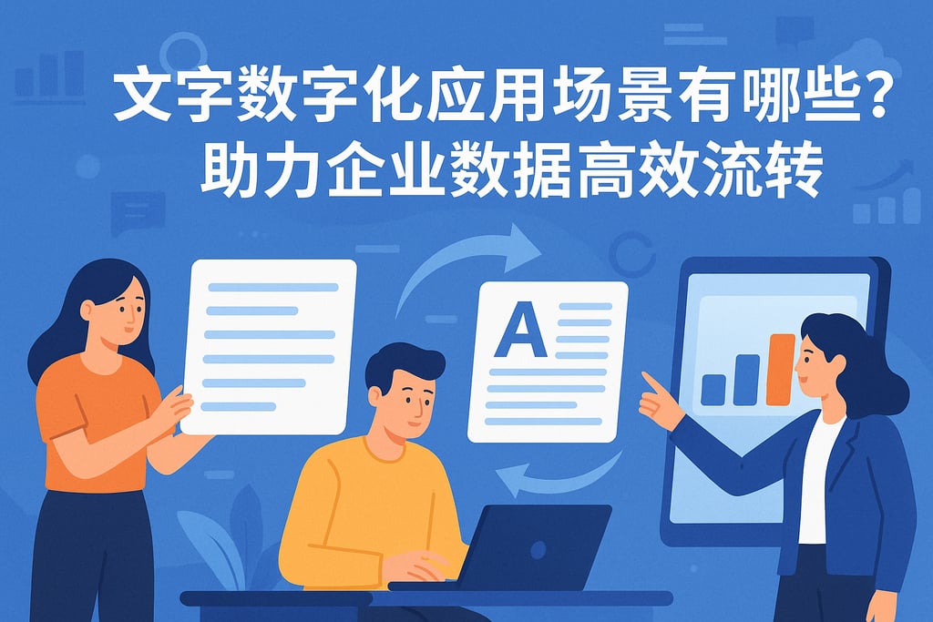 文字数字化应用场景有哪些？助力企业数据高效流转
