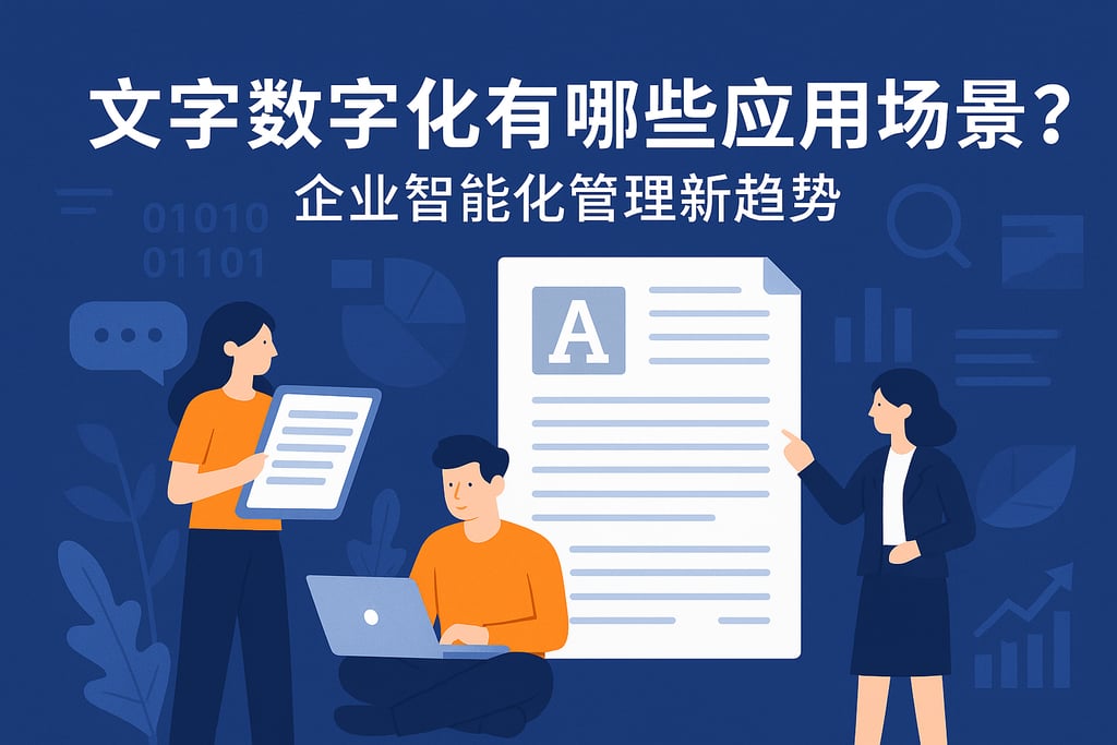 文字数字化有哪些应用场景？企业智能化管理新趋势