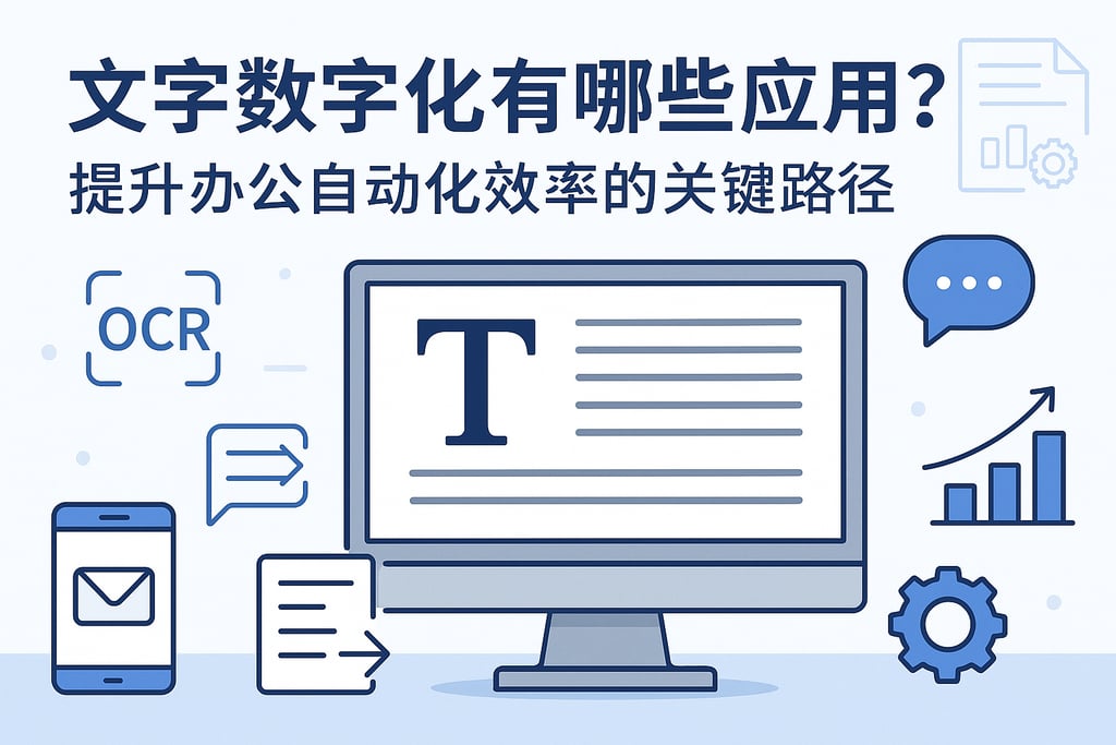 文字数字化有哪些应用？提升办公自动化效率的关键路径