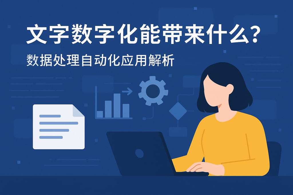 文字数字化能带来什么？数据处理自动化应用解析