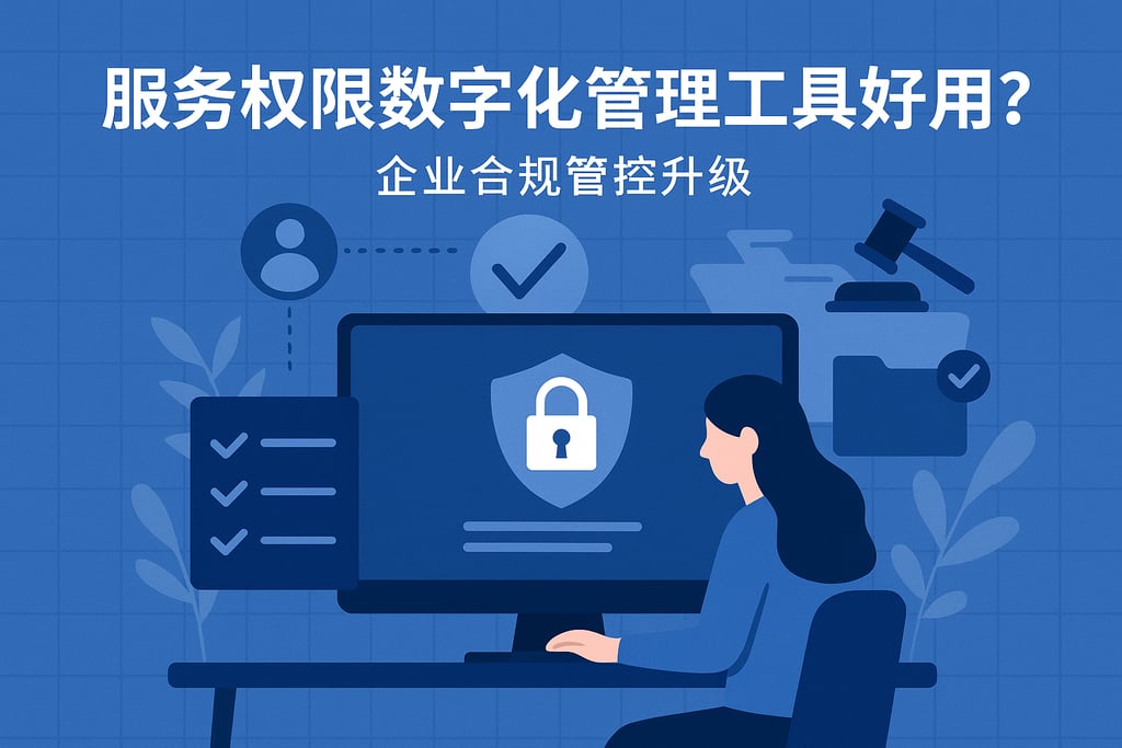 服务权限数字化管理工具好用吗？企业合规管控升级
