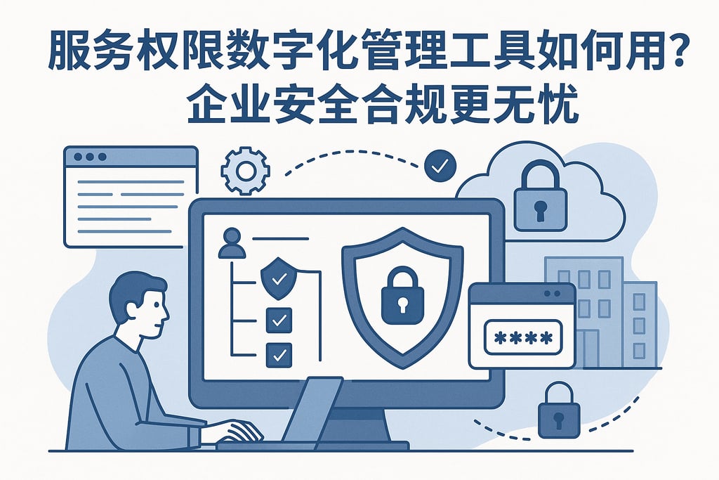 服务权限数字化管理工具如何用？企业安全合规更无忧