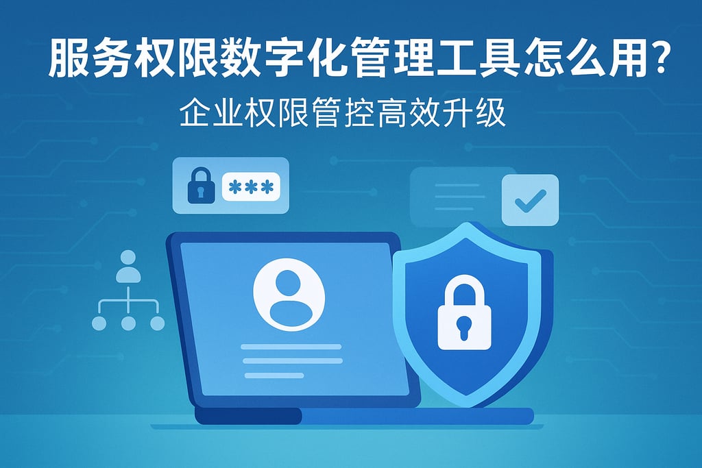 服务权限数字化管理工具怎么用？企业权限管控高效升级
