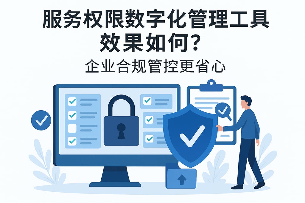 服务权限数字化管理工具效果如何？企业合规管控更省心