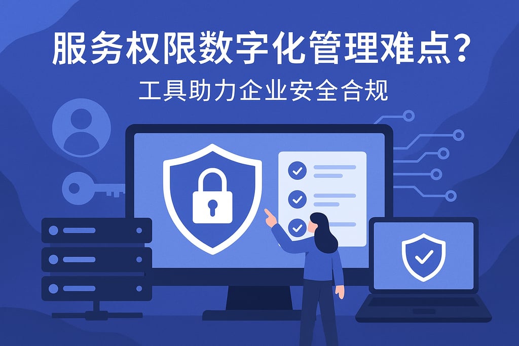 服务权限数字化管理难点？工具助力企业安全合规