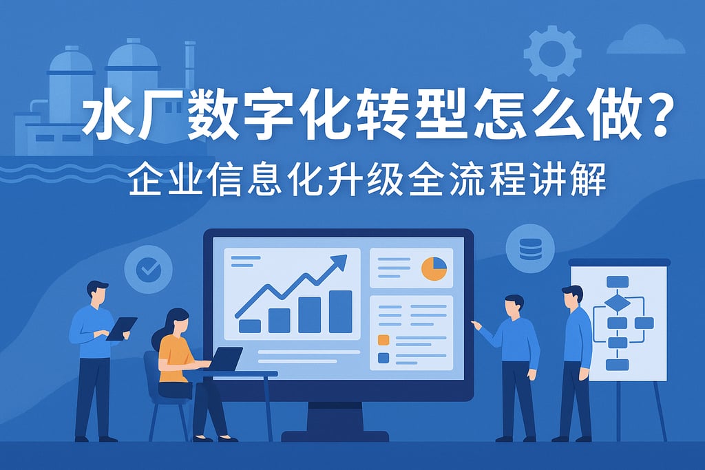 水厂数字化转型怎么做？企业信息化升级全流程讲解