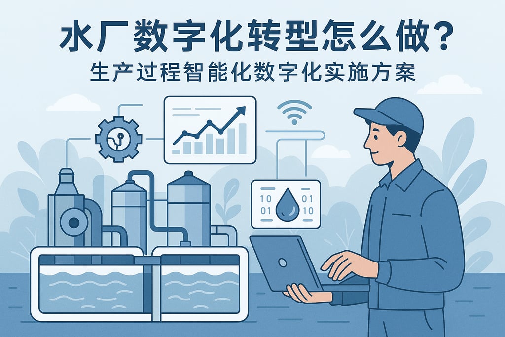 水厂数字化转型怎么做？生产过程智能化数字化实施方案
