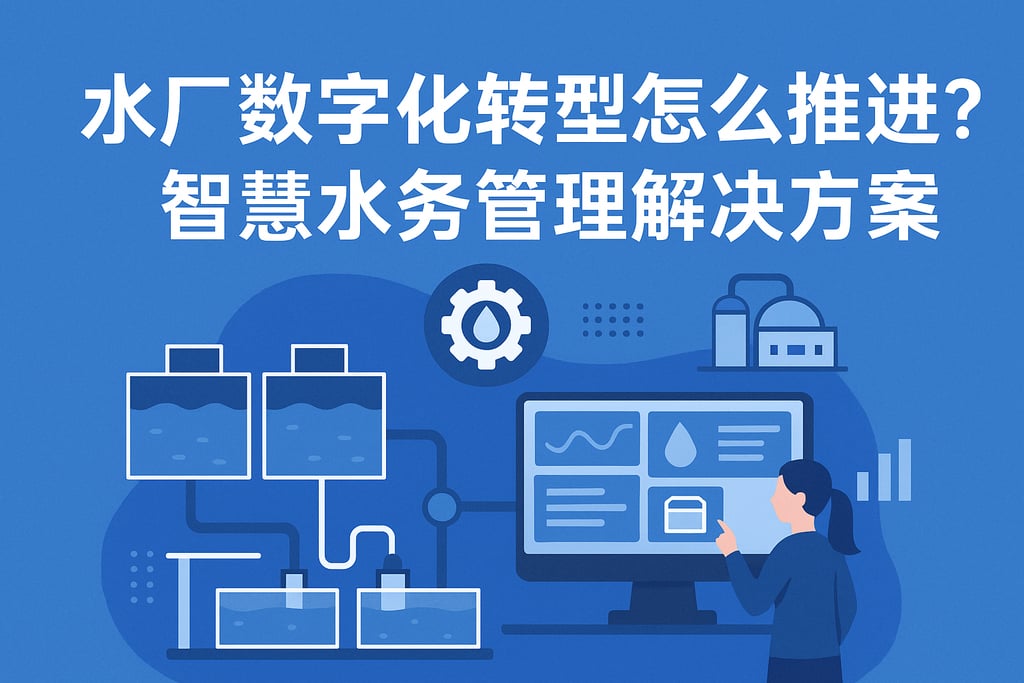 水厂数字化转型怎么推进？智慧水务管理解决方案