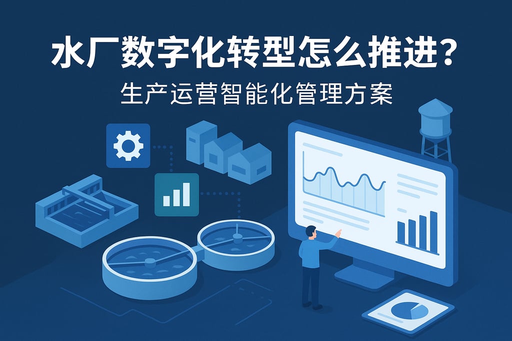 水厂数字化转型怎么推进？生产运营智能化管理方案