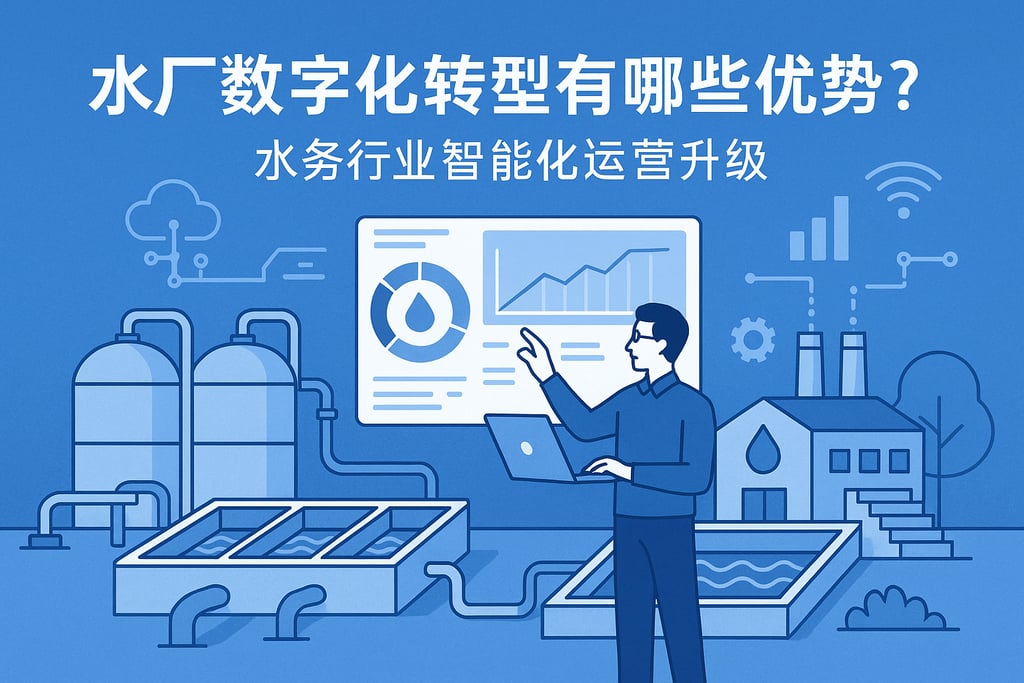 水厂数字化转型有哪些优势？水务行业智能化运营升级