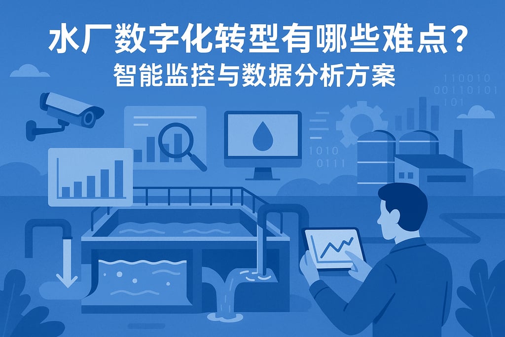 水厂数字化转型有哪些难点？智能监控与数据分析方案