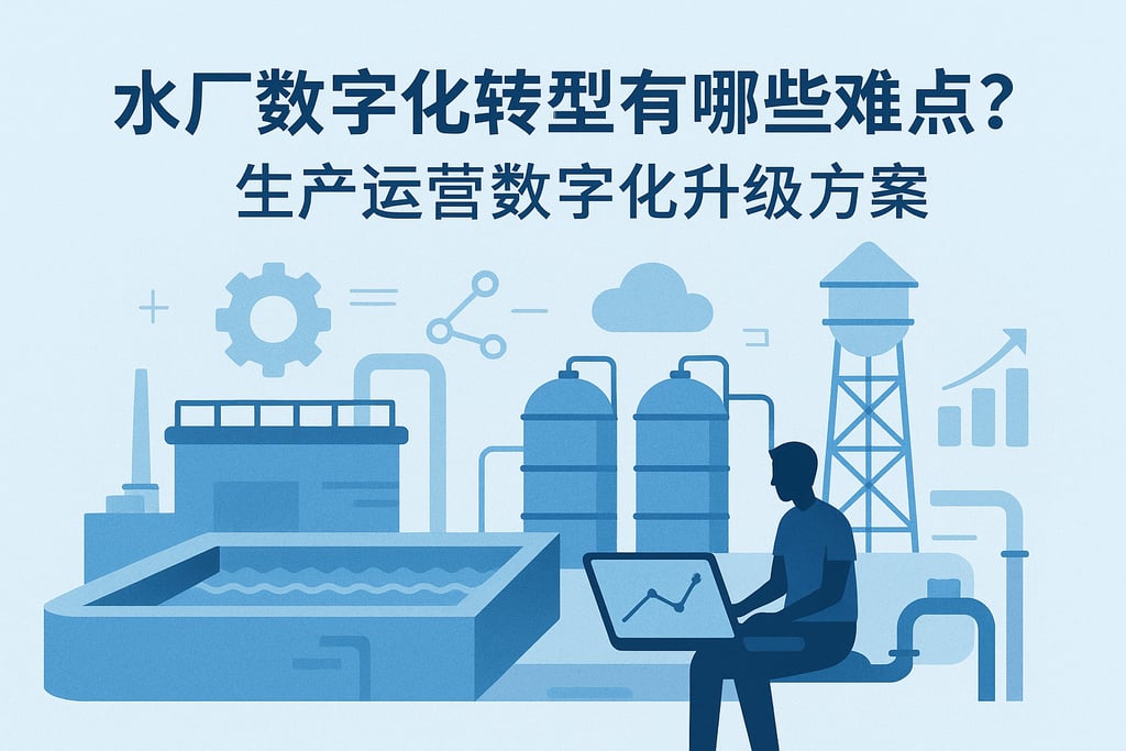 水厂数字化转型有哪些难点？生产运营数字化升级方案