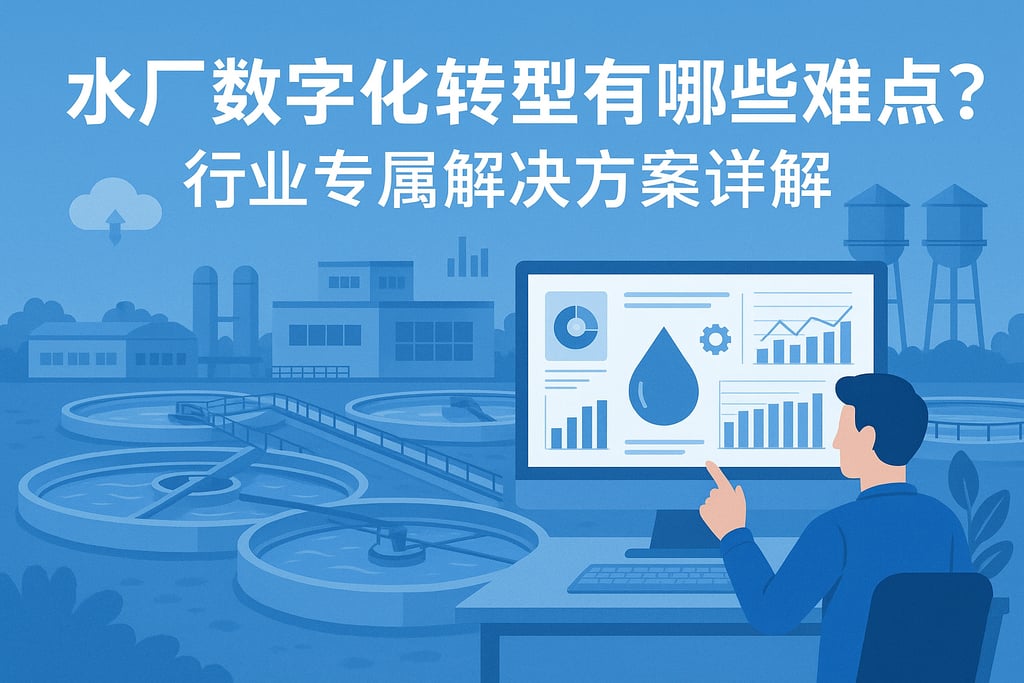 水厂数字化转型有哪些难点？行业专属解决方案详解