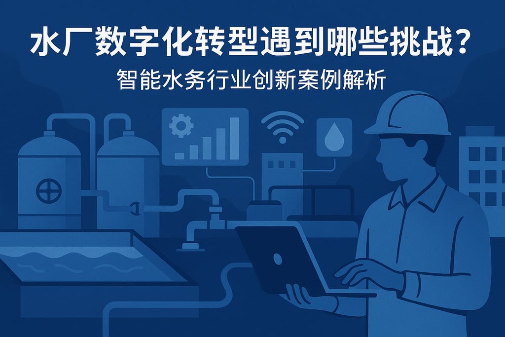 水厂数字化转型遇到哪些挑战？智能水务行业创新案例解析
