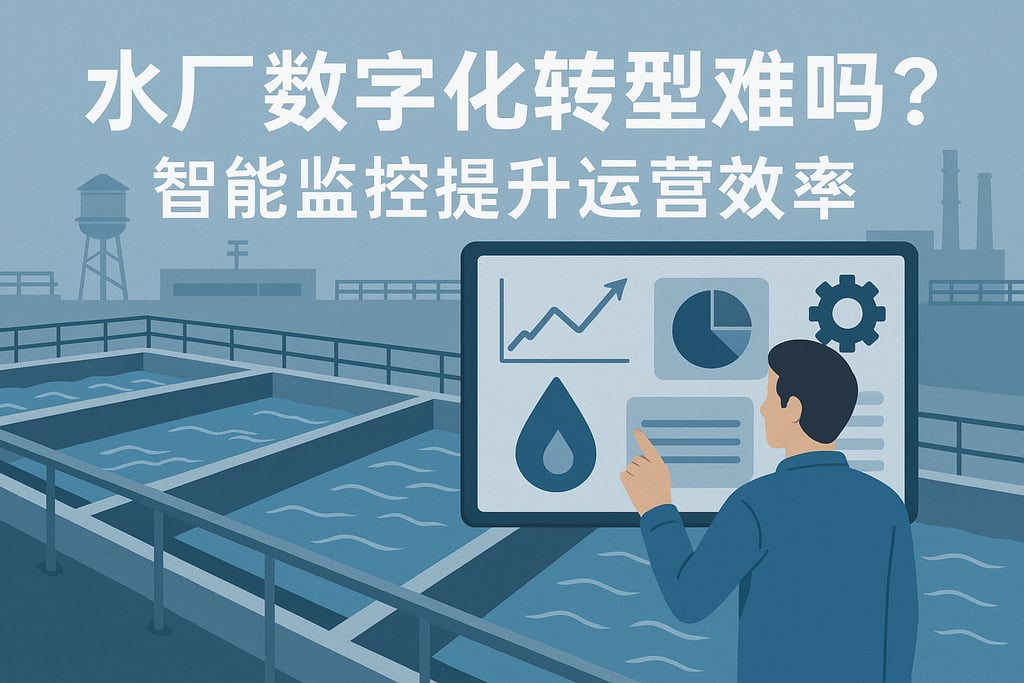 水厂数字化转型难吗？智能监控提升运营效率
