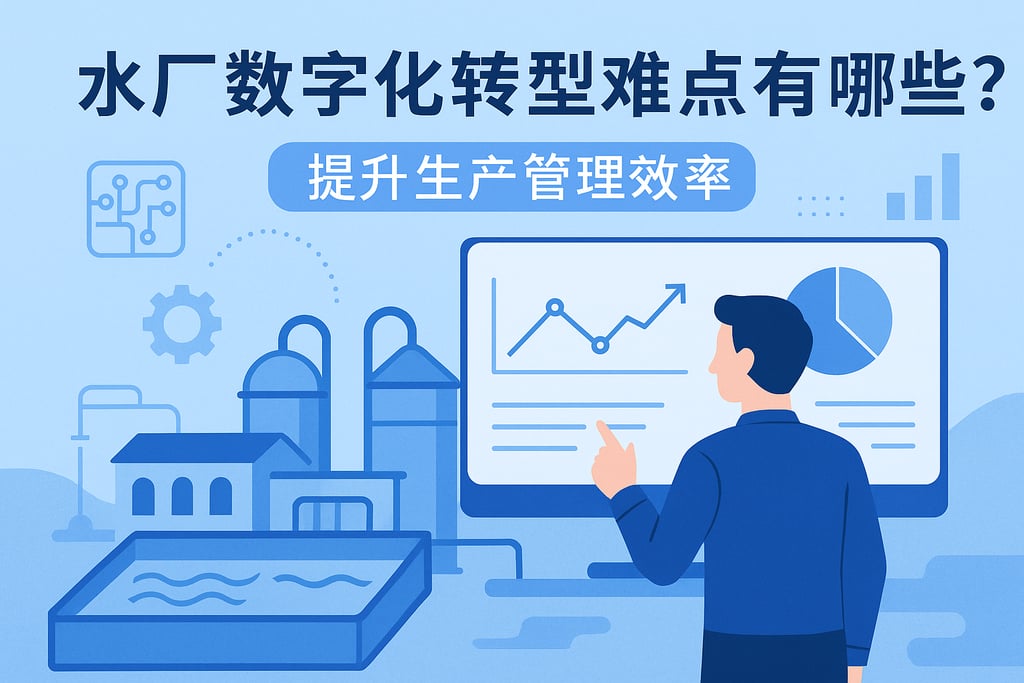 水厂数字化转型难点有哪些？提升生产管理效率