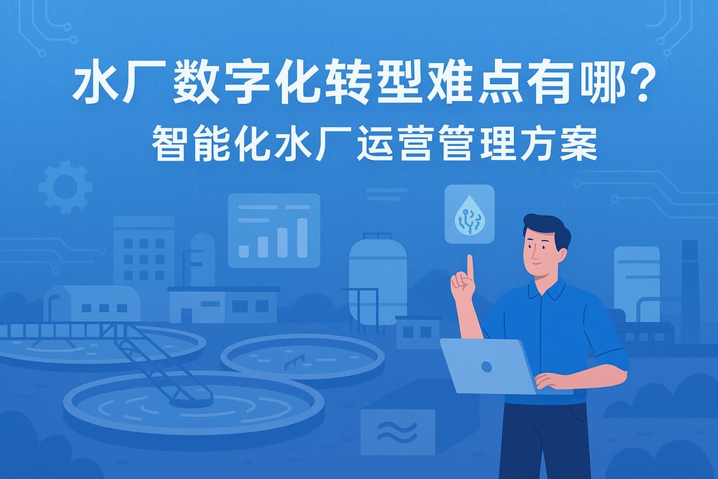 水厂数字化转型难点有哪些？智能化水厂运营管理方案