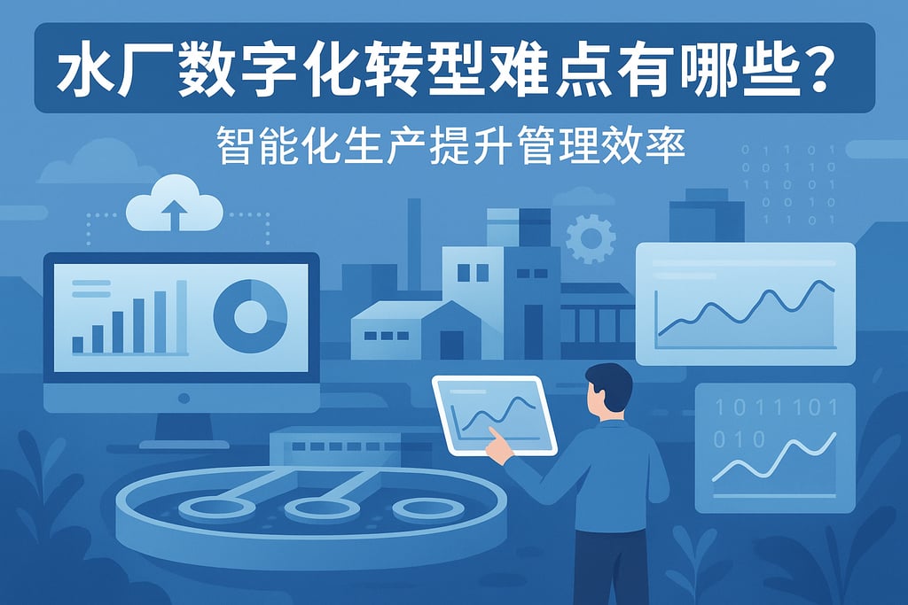 水厂数字化转型难点有哪些？智能化生产提升管理效率
