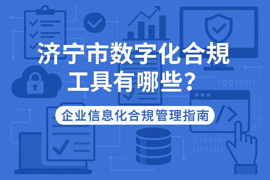 济宁市数字化合规工具有哪些？企业信息化合规管理指南