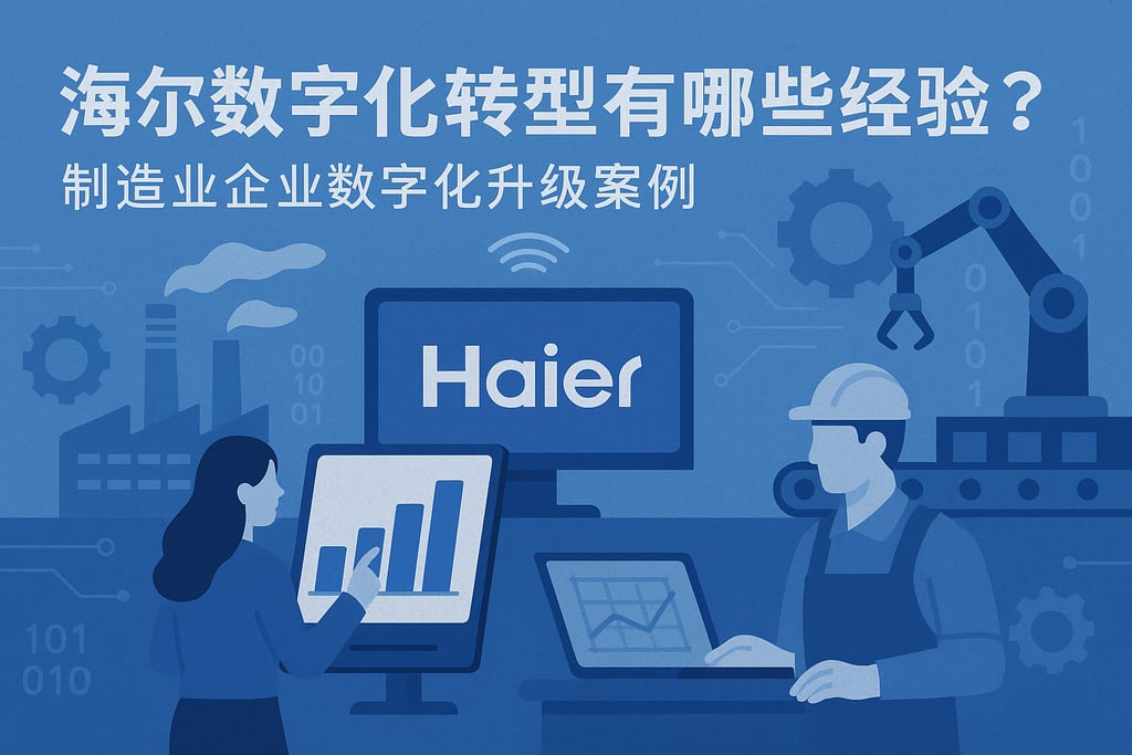 海尔数字化转型有哪些经验？制造业企业数字化升级案例