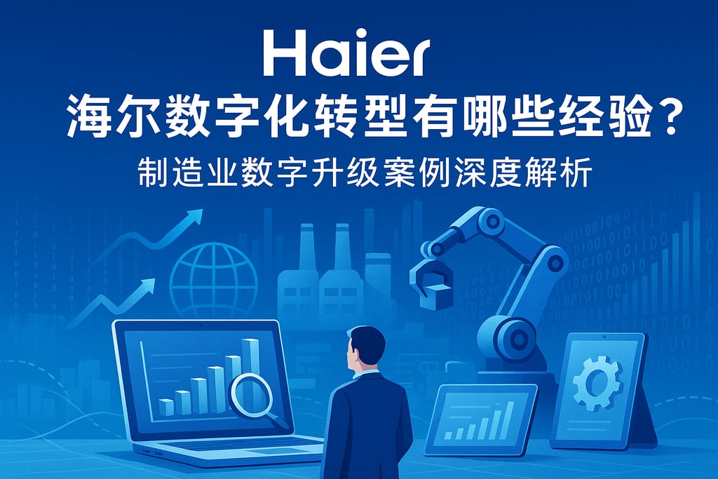 海尔数字化转型有哪些经验？制造业数字升级案例深度解析