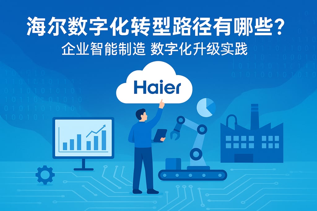 海尔数字化转型路径有哪些？企业智能制造数字化升级实践