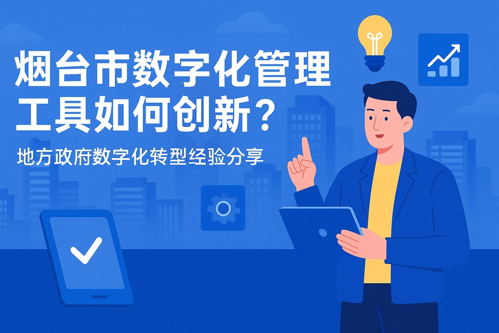 烟台市数字化管理工具如何创新？地方政府数字化转型经验分享