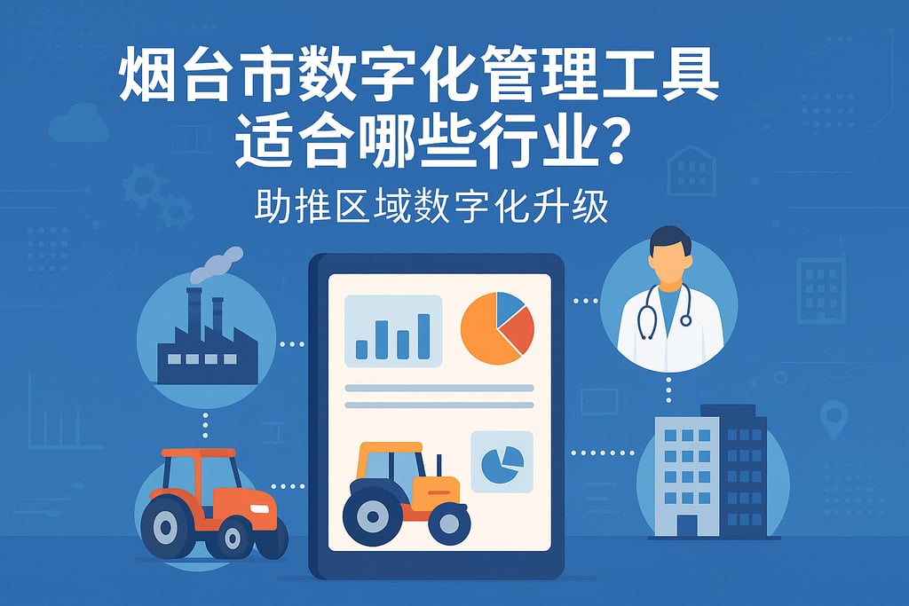 烟台市数字化管理工具适合哪些行业？助推区域数字化升级