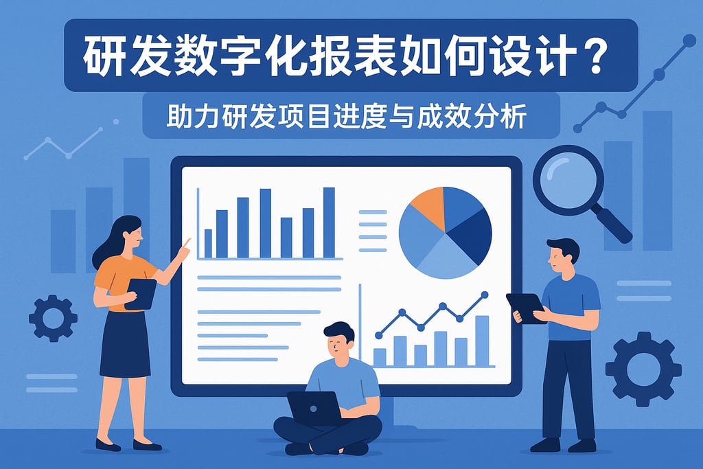 研发数字化报表如何设计？助力研发项目进度与成效分析