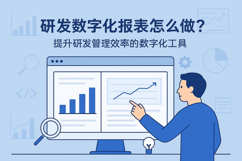 研发数字化报表怎么做？提升研发管理效率的数字化工具