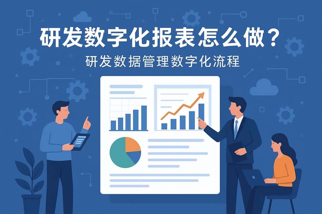 研发数字化报表怎么做？研发数据管理数字化流程