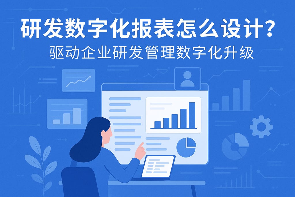 研发数字化报表怎么设计？驱动企业研发管理数字化升级