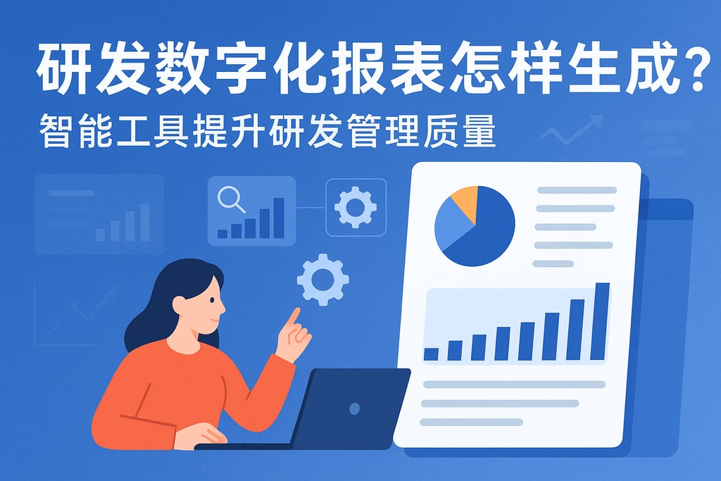 研发数字化报表怎样生成？智能工具提升研发管理质量